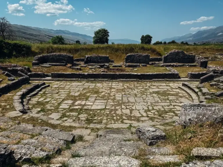Het antieke theater van Butrint
